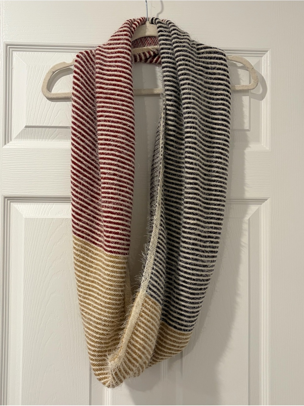 Tri-Color Infinity Scarf